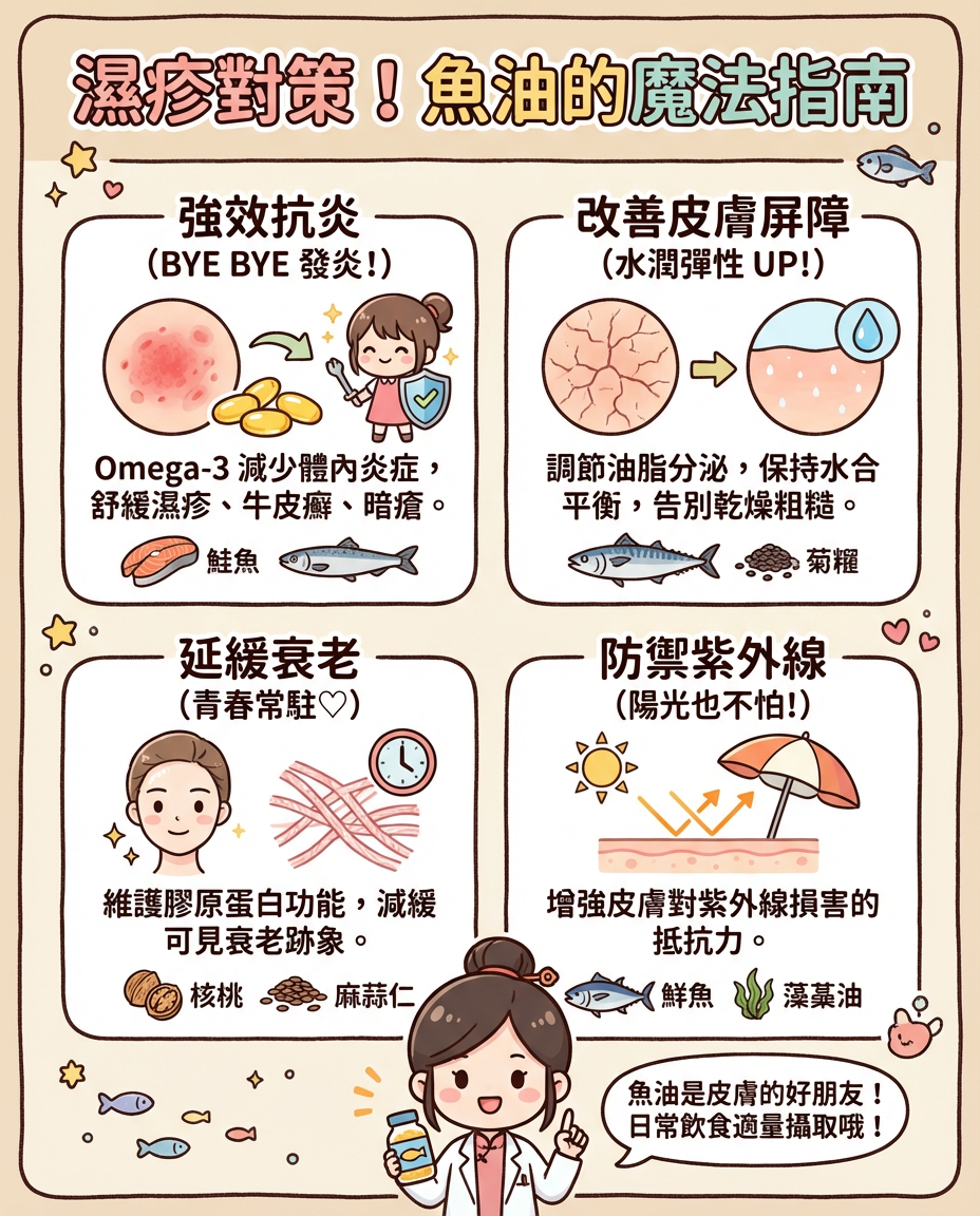 濕疹對策：魚油的魔法指南