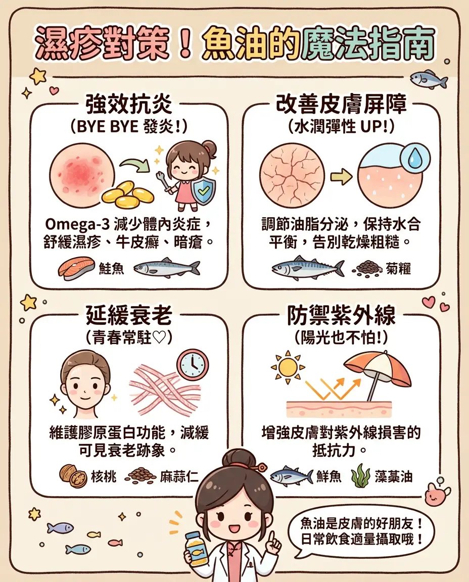 濕疹對策：魚油的魔法指南